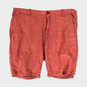 Express Mens Size 26 Shorts Linen Cotton Blend